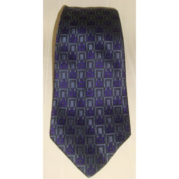 GUCCI Blue Men's tie 100 % Silk Made in Italy Vintage - Picture 1 of 5